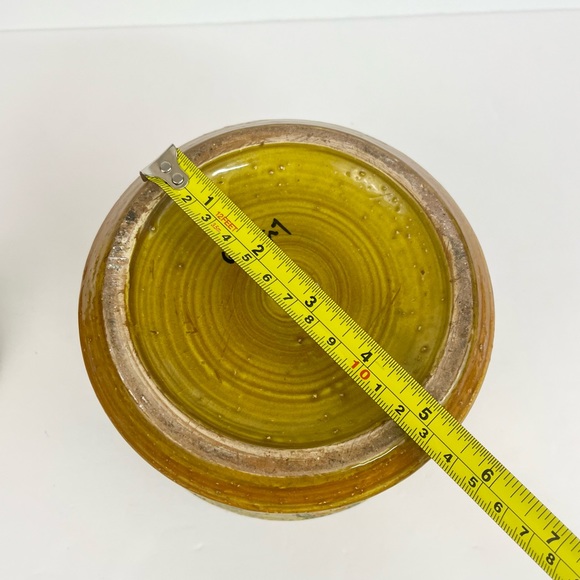 MCM Italian Rosenthal Netter Pottery Lidded Pottery Jar Signed And Numbered - Picture 8 of 16